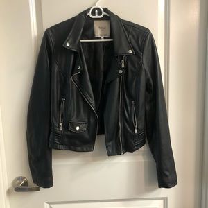 Zara Trafaluc Vegan Leather Jacket